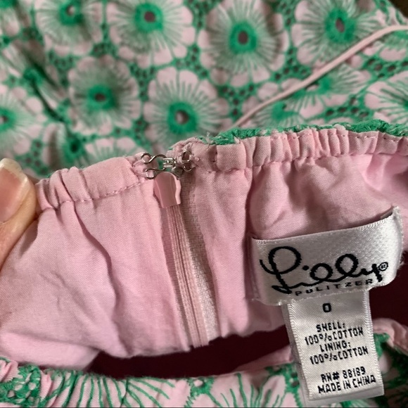 Lilly Pulitzer eyelet embroidered floral halter dress - Picture 6 of 11